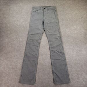 Levis 519 Corduroy Pants‎ Mens 28x34 Gray Straight Leg Skinny USA 80s 90s Vtg